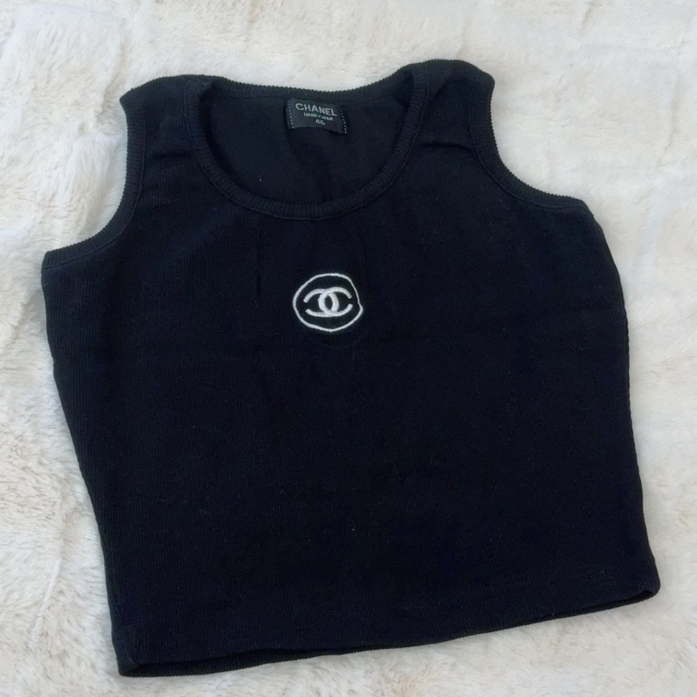 Chanel Black Tank Top